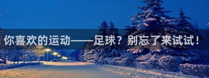 谈球吧体育：你喜欢的运动——足球？别忘了来试试！