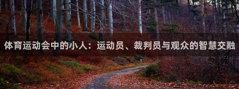 谈球吧体育官网：体育运动会中的小人：运动员、裁判员与观众的智慧交融